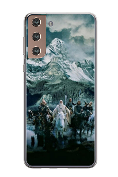 Atlas Husa personalizata 360 de grade pentru Samsung Galaxy S21, Lord of the ...