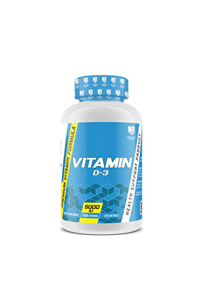 Muscle Rulz VİTAMİN D3 5000 120 Softgels