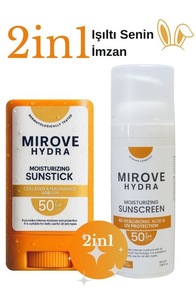 mırove Hydra Sun and Sun Stick Sunscreens