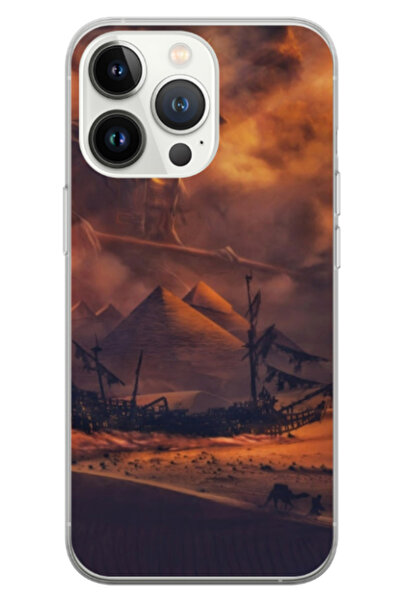 Atlas Husa personalizata 360 de grade pentru Apple iPhone 14 Pro Max, Anubis,...