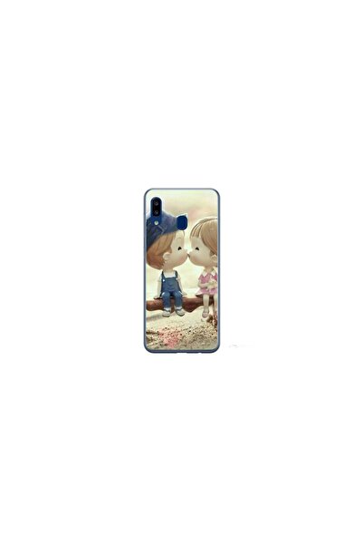 Atlas Husa personalizata 360 de grad Samsung Galaxy A20, Kiss, multicolor, S1...