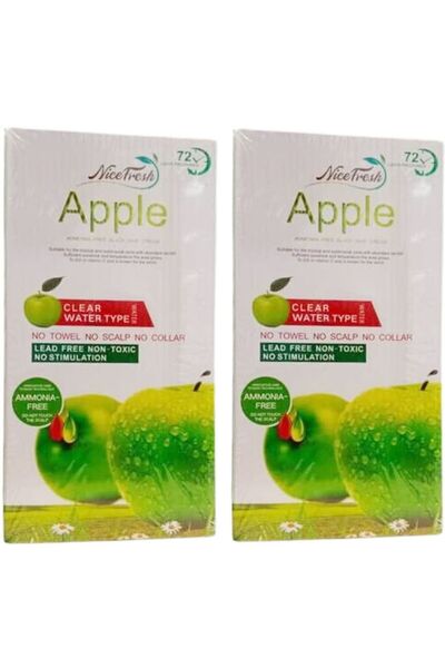Appleline Nice Fresh Ammonia-Free Natural Organic Black Hair Color Shampoo 1000ml (Pack of 2)