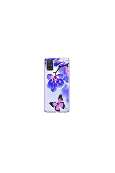 Atlas Husa personalizata 360 de grad Samsung Galaxy A71, Butterfly #2, multic...