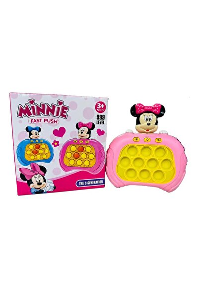 Brother Toys Işıklı Stres Giderici Popit Oyun Konsolu Pop It Oyuncak Pembe Mi...