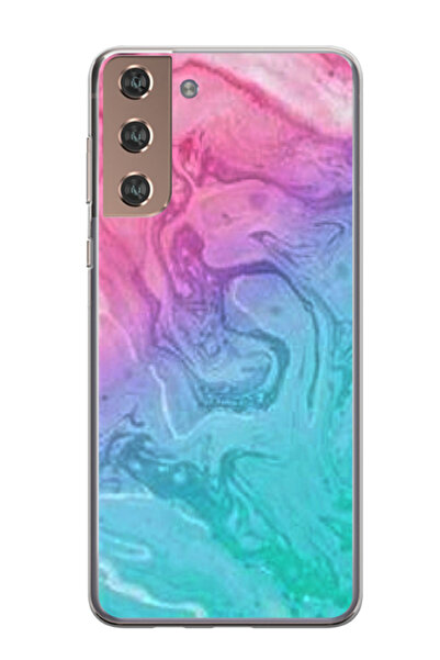 Atlas Персонализиран 360-градусов калъф за Samsung Galaxy S22 Plus, Цветна бъ...