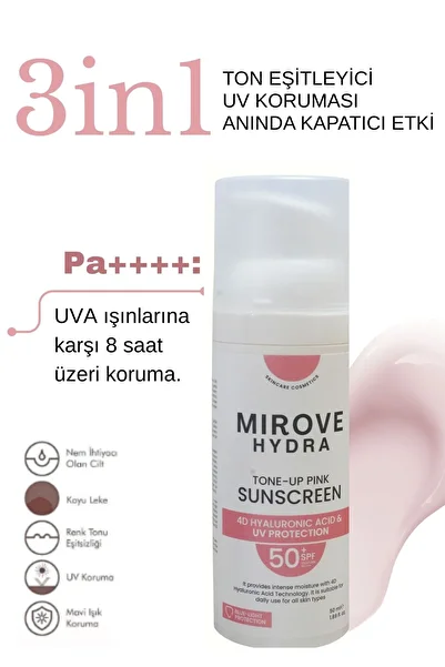 mırove Hydra Pink and Hydra Sun Sunscreens