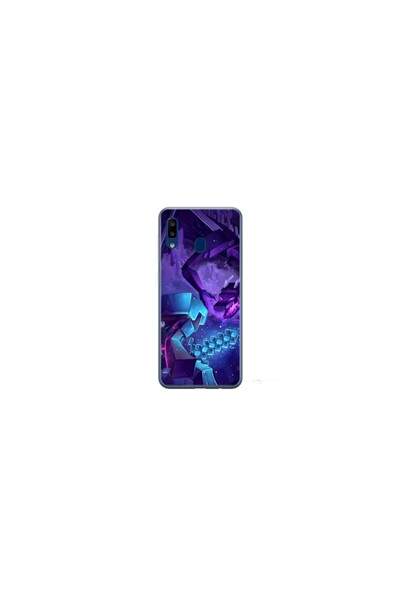 Atlas Husa personalizata 360 de grad Samsung Galaxy A20, Ender Dragon, multic...