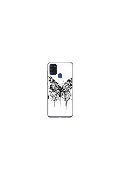 Atlas Husa personalizata 360 de grad Samsung Galaxy A21s, Butterfly #3, multi...