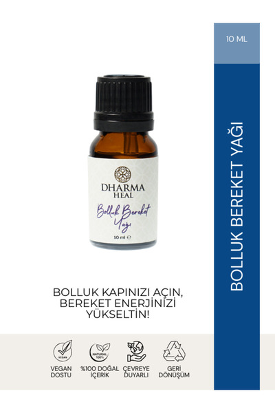 Dharma Heal Bolluk Bereket Yağı 10 ml | Doğal Aromaterapi | Finansal Şans & P...