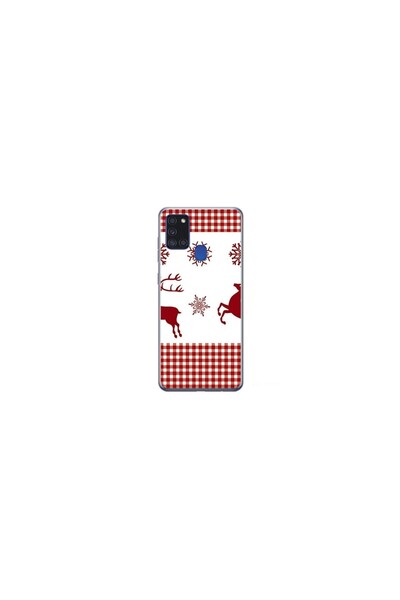 Atlas Husa personalizata 360 de grad Samsung Galaxy A41, Reindeer #1, multico...