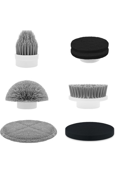 BOOHENKA Universal cleaning brush heads, set of 6 pieces