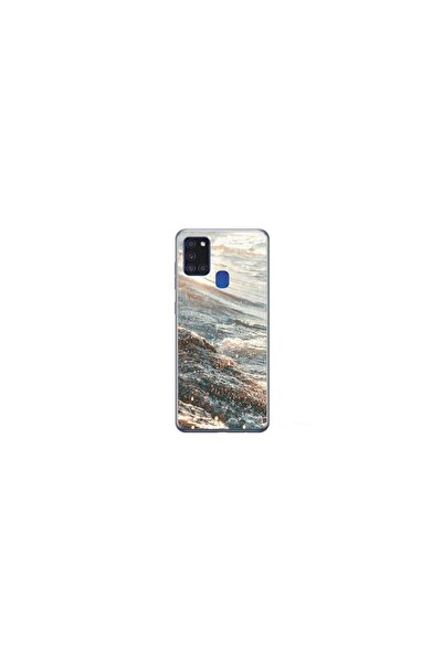 Atlas Husa personalizata 360 de grad Samsung Galaxy A41, Ocean Water #1 , mul...