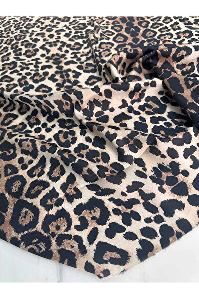 ipekkumaş Leopar Desen İpek Saten Elbise etek Gömlek Şalvar ÜRÜNÜMÜZ ADET OLA...