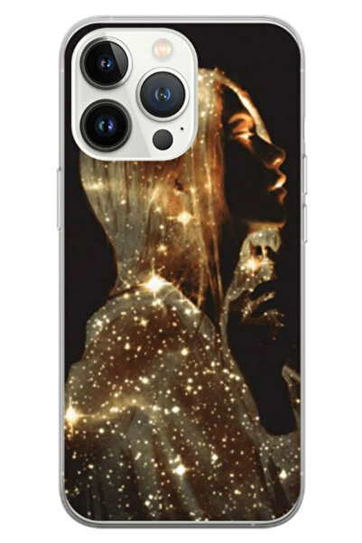 Atlas Husa personalizata 360 de grade pentru Apple iPhone 13 Pro, Golden Girl...