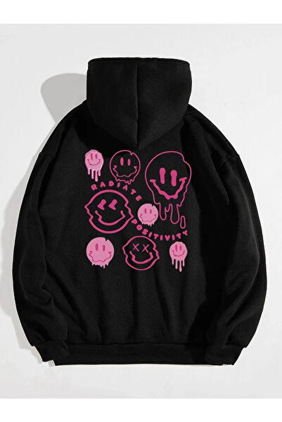 Revasser Унисекс мъжка/дамска RADIATE цветна специална памучна суитшърт с кач...