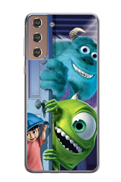 Atlas Husa personalizata 360 de grade pentru Samsung Galaxy S21, Monster INC,...