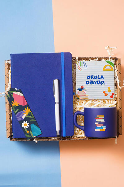 TrendHediye Back to School Hediye Seti – Defter, Kalem, Kupa Bardak, Bardak A...