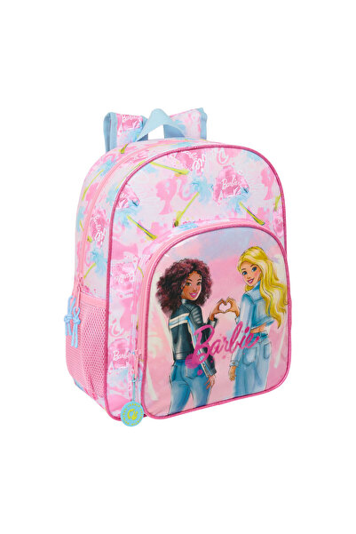 Barbie School Bag Painterly Pink Sky blue 32 x 38 x 12 cm