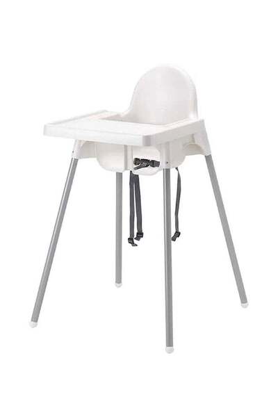 Antilop كرسي مرتفع قابل للتعديل مع صينية وحزام أمان للأطفال