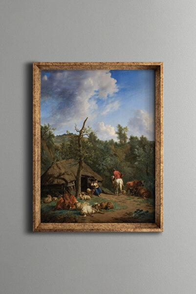 epiqart Hut - Vintage Patterned Frame
