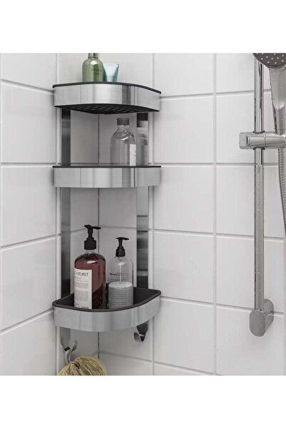 BROGRUND رفوف حائط زاوية الحمام