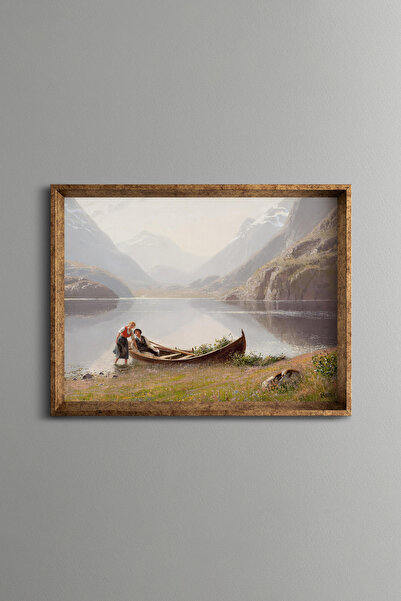 epiqart Summer Flirt - Vintage Patterned Frame