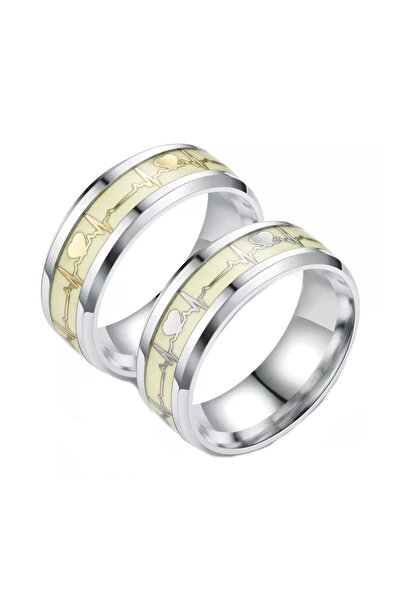 OEM Set 2 inele care stralucesc in intuneric marimea 9