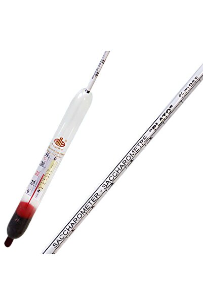 OEM Termozaharometru de Precizie Plato (0-20%) 42cm, pentru Bere, Profesional