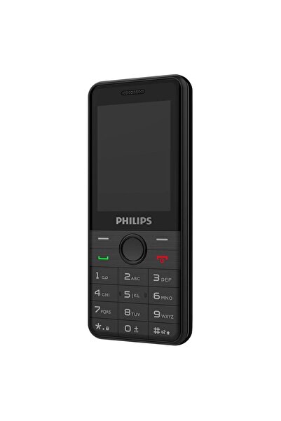Philips Xenium E172 Kameralı Çift Sim Kart Tuşlu Cep Telefonu Siyah