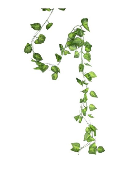 DRAMA HOME 6 قطع من أوراق اللبلاب الصناعية المعلقة باللون الأخضر