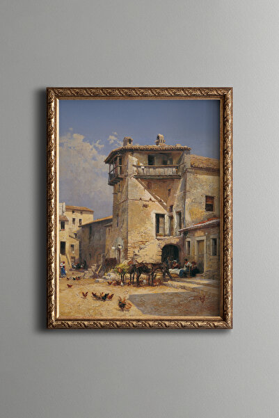 epiqart Anticoli Corrado Square - Vintage Patterned Frame