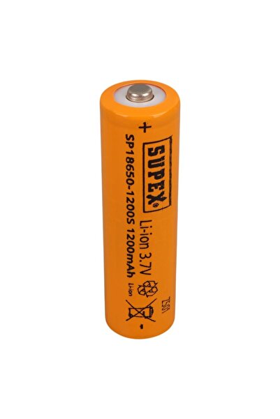 Powermaster Supex 1865-1200S 3.7 Volt Li-iOn 1200 mAh Başlıklı Şarjlı Pil