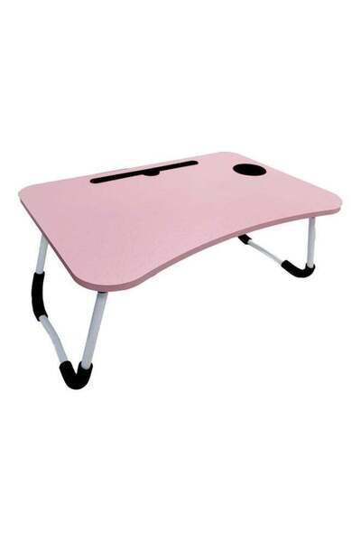 Generic Folding Bed Laptop Table Multicolour 60x40cm