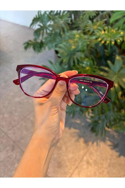 funeyes Nancy Burgundy Cat Eye 56 Ekartman Slanting Blue Block Blue Light Protection Glass Can Change Erkan Glasses