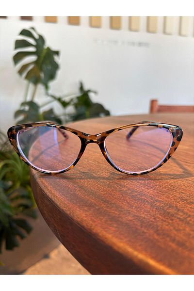 funeyes Frida Cat Eye 52 Ekartman Slanting Blue Block Blue Light Protection Glass Can Change Erkan Glasses