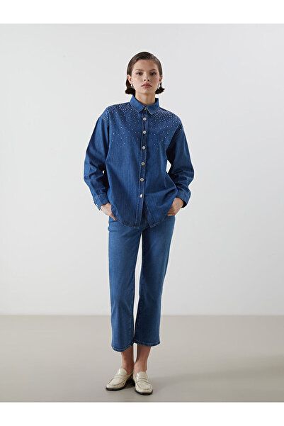 LC Waikiki Rmz Gi̇yi̇m Farkiyla Mars Spanish Flare Women's Jean Pants