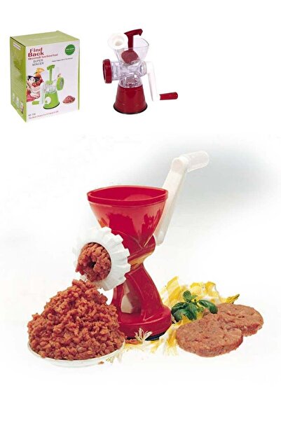 Generic Red quick manual meat mincer