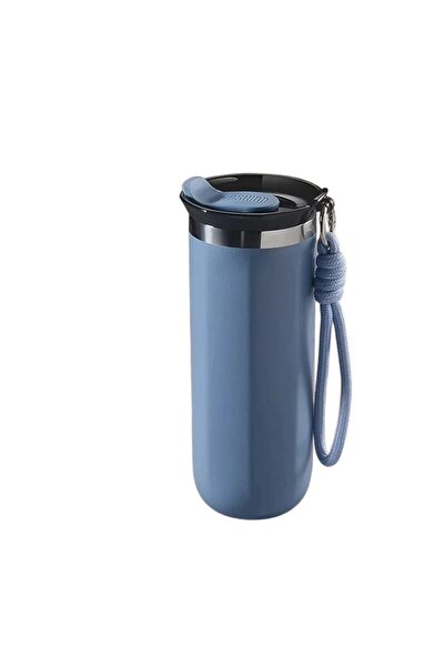 Mixbo Termos de cafea cu mâner Mixbo, oțel inoxidabil, albastru, 500 ml