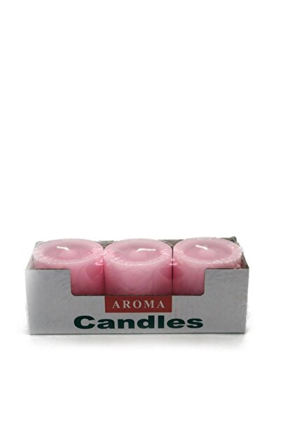 Arma مجموعة أروما من 3 شموع معطرة، 50 مم، وردي