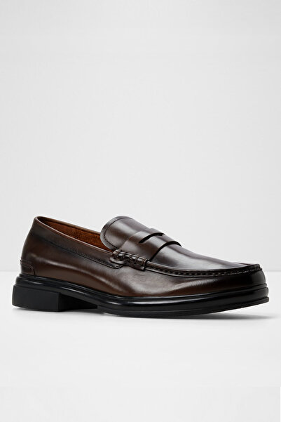Aldo Tucker - Men's Brown Genuine Leather Slip-On Loafer