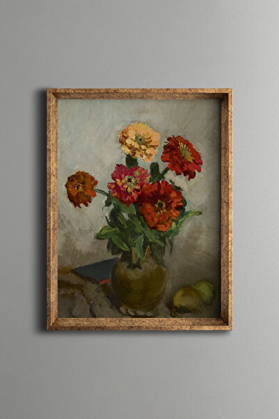 epiqart Zinnia - Vintage Patterned Frame