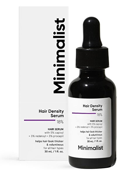 Minimalist 18% Hair Density Serum | With Procapil, Capixyl, Redensyl, Anagain & Baicapil For Hair Fa
