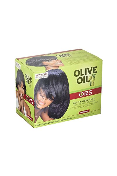 ORS مجموعة فرد الشعر بدون غسول | بزيت الزيتون | قوة عادية، حماية مدمجة | للشعر الرقيق والمتوسط
