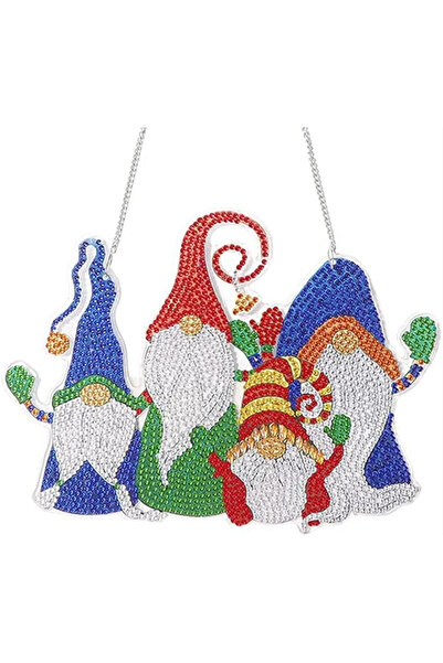 Maysurban set de pictură cu diamant, model gnom, multicolor, 22 x 17 cm