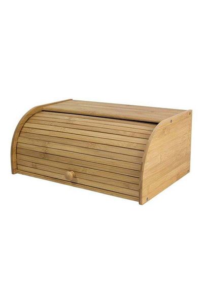 Alberto Bamboo Bread Box Beige 41x27x18cm