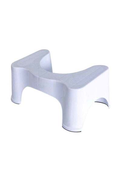 Generic Plastic Toilet Stool White 1.4kg