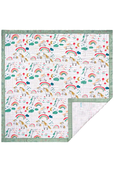 FizioTab Paturica FizioTab® pentru Bebe, Muselina 6 Straturi, 110 x 110 cm, d...