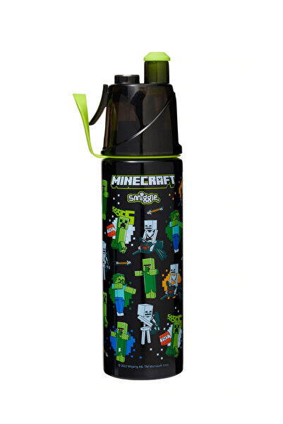 SMIGGLE Minecraft Su Püskürtmeli 500ML Çelik Matara