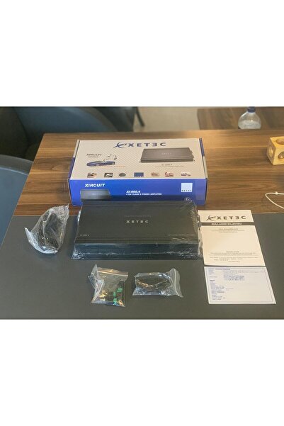 XETEC Deniz Sound 4 KANAL AMFİ Xİ-500.4D VOLTAJ GÖSTERGELİ BAS KONTROL 4 OHM 500 RMS 2 OHM 700 RMS