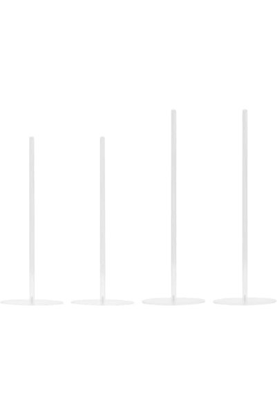 Slasa Acrylic Donut Stands by - Two Sizes (Height 13 Inches and 15 Inches with Base Diameter 4.7 Inc
